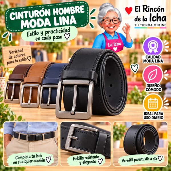 RI-ML-01145 Cinturón Hombre Moda Lina Diseño 175052