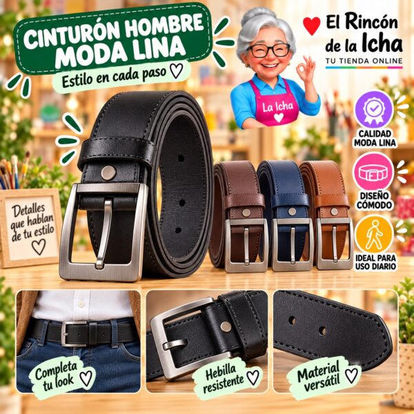RI-ML-01146 Cinturón Hombre Moda Lina Diseño 175201