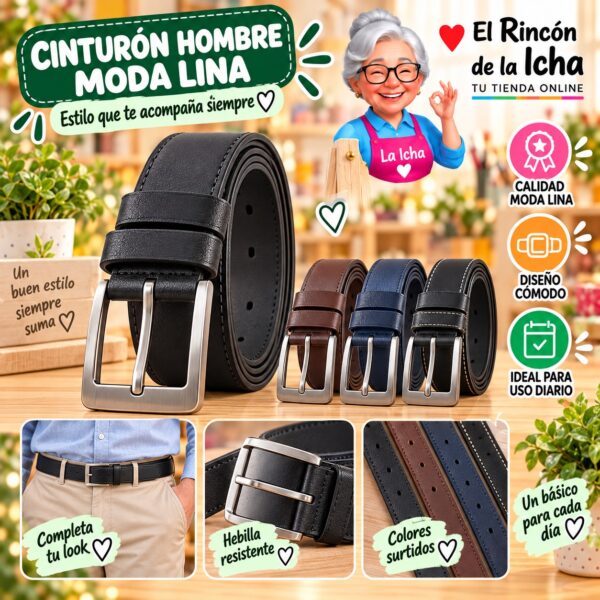 RI-ML-01151 Cinturón Hombre Moda Lina Diseño 175324