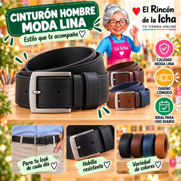 RI-ML-01153 Cinturón Hombre Moda Lina Diseño 175515