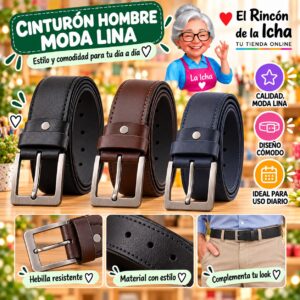 RI-ML-01154 Cinturón Hombre Moda Lina Diseño 175516