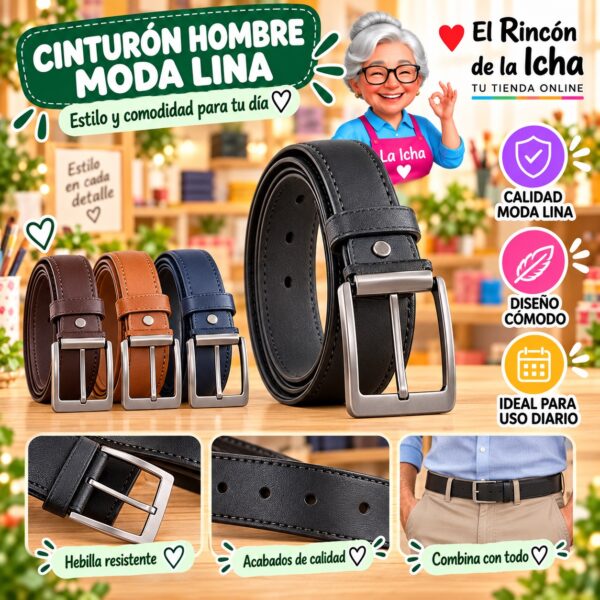 RI-ML-01157 Cinturón Hombre Moda Lina Diseño 175552