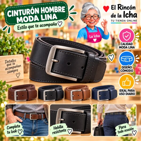 Cinturón Hombre Moda Lina Diseño 175452