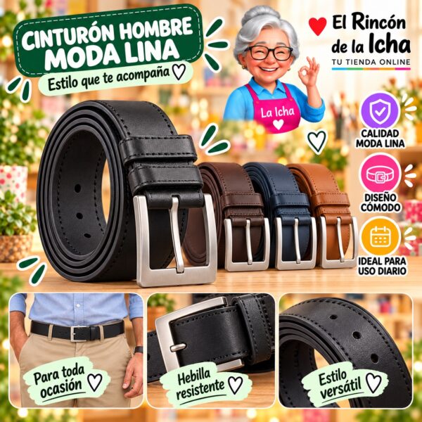 RI-ML-01169 Cinturón Hombre Moda Lina Diseño 175454