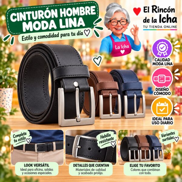 Cinturón Hombre Moda Lina Diseño 175270