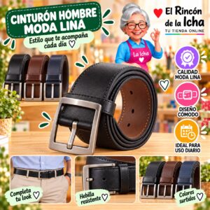 RI-ML-01175 Cinturón Hombre Moda Lina Diseño 175575