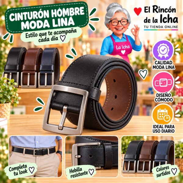 Cinturón Hombre Moda Lina Diseño 175575