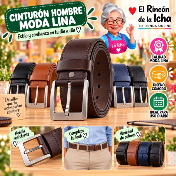Cinturón Hombre Moda Lina Diseño 175580
