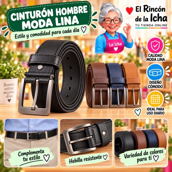 RI-ML-01177 Cinturón Hombre Moda Lina Diseño 175578