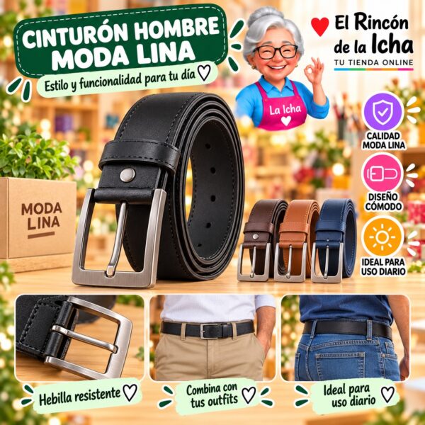 Cinturón Hombre Moda Lina Diseño 175571