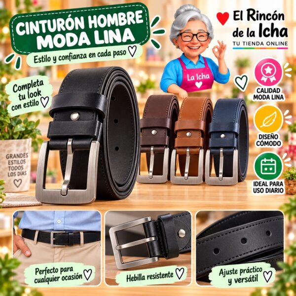 RI-ML-01180 Cinturón Hombre Moda Lina Diseño 175570