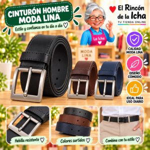 RI-ML-01182 Cinturón Hombre Moda Lina Diseño 175576