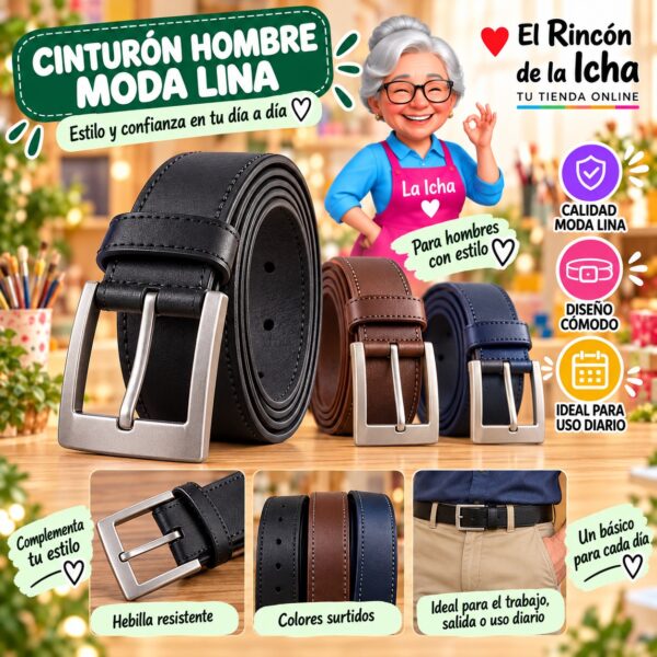 Cinturón Hombre Moda Lina Diseño 175573