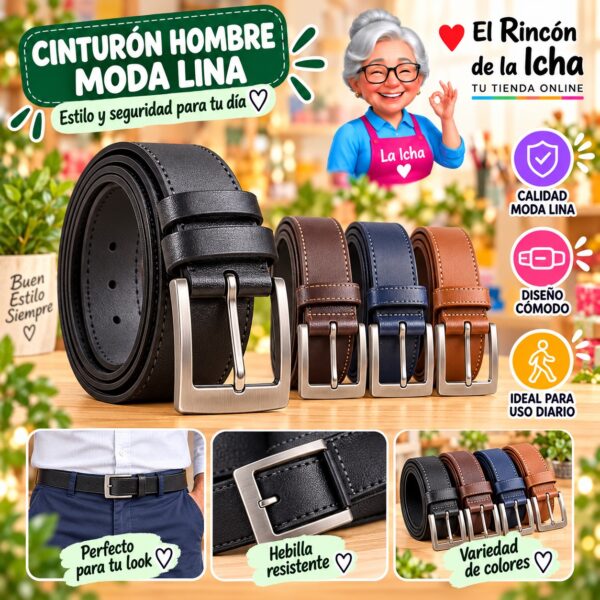 RI-ML-01188 Cinturón Hombre Moda Lina Diseño 175478