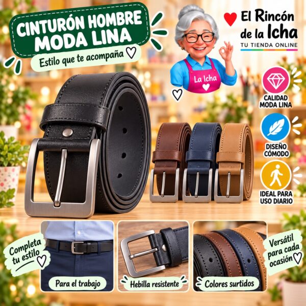 RI-ML-01192 Cinturón Hombre Moda Lina Diseño 175547