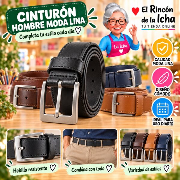 Cinturón Hombre Moda Lina Diseño 175480