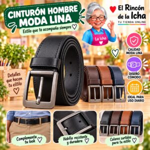RI-ML-01197 Cinturón Hombre Moda Lina Diseño 175448