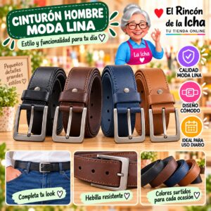 RI-ML-01202 Cinturón Hombre Moda Lina Diseño 175475