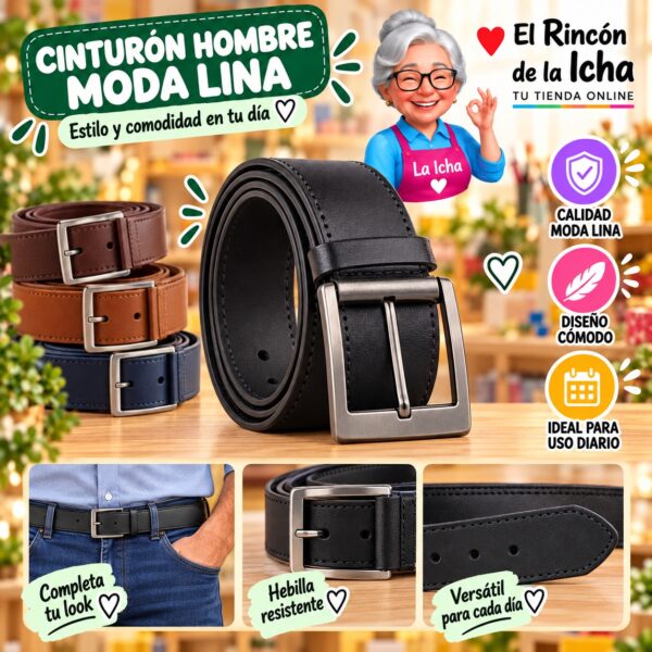 RI-ML-01205 Cinturón Hombre Moda Lina Diseño 175521