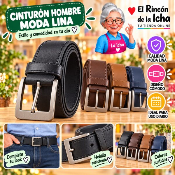 RI-ML-01208 Cinturón Hombre Moda Lina Diseño 175559