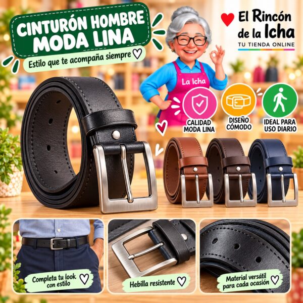 RI-ML-01214 Cinturón Hombre Moda Lina Diseño 175500