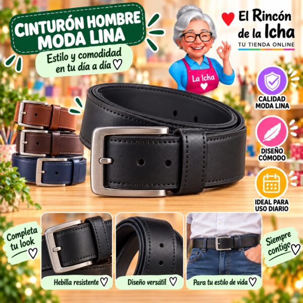 RI-ML-01220 Cinturón Hombre Moda Lina Diseño 175518