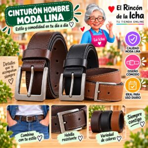 RI-ML-01221 Cinturón Hombre Moda Lina Diseño 175519