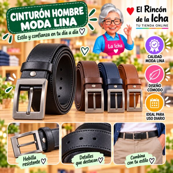 RI-ML-01222 Cinturón Hombre Moda Lina Diseño 175520