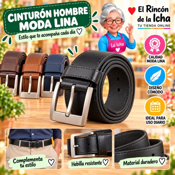 Cinturón Hombre Moda Lina Diseño 175065