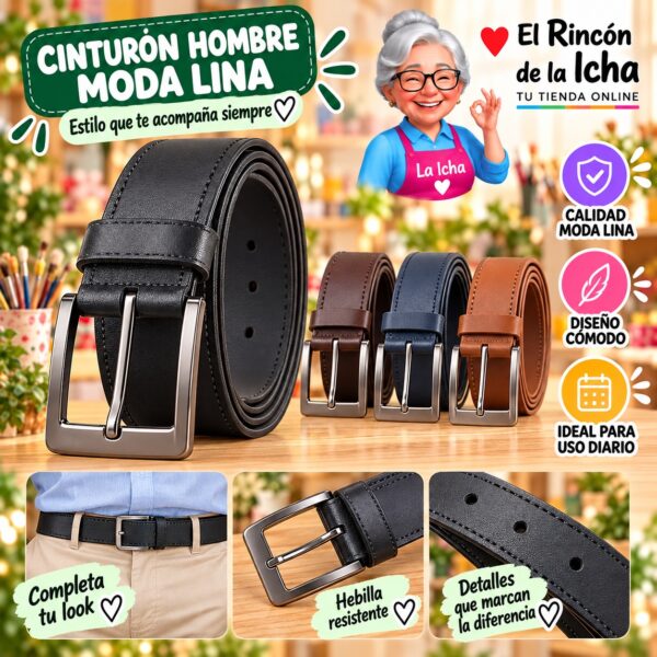RI-ML-01227 Cinturón Hombre Moda Lina Diseño 175504