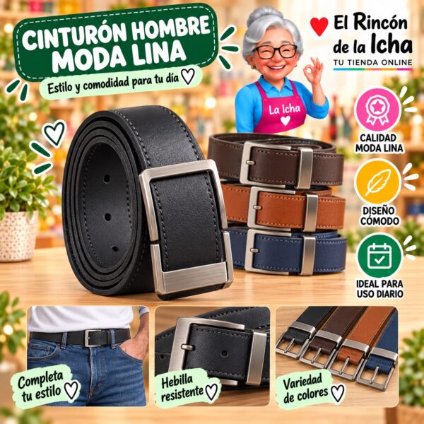 RI-ML-01228 Cinturón Hombre Moda Lina Diseño 175505
