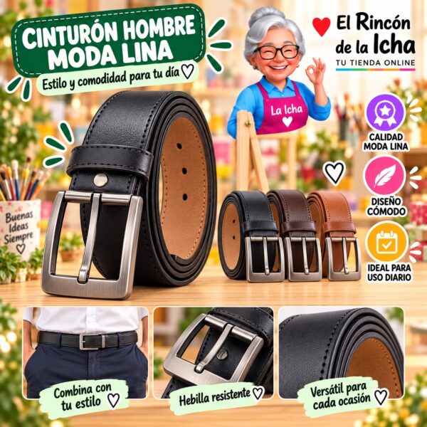 RI-ML-01230 Cinturón Hombre Moda Lina Diseño 175099