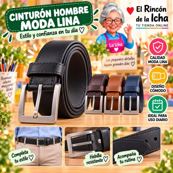 RI-ML-01231 Cinturón Hombre Moda Lina Diseño 175186
