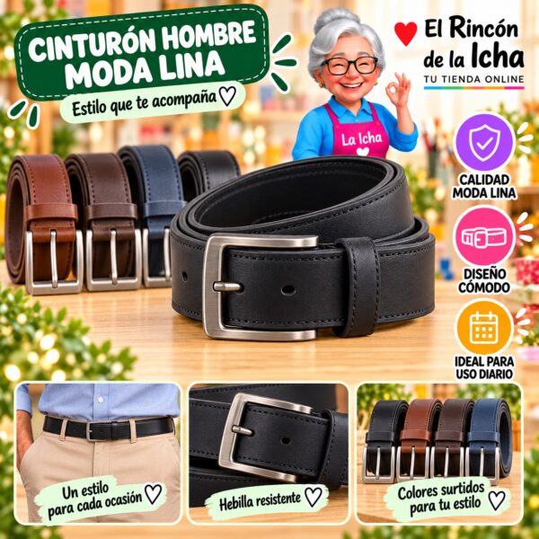 RI-ML-01235 Cinturón Hombre Moda Lina Diseño 175561