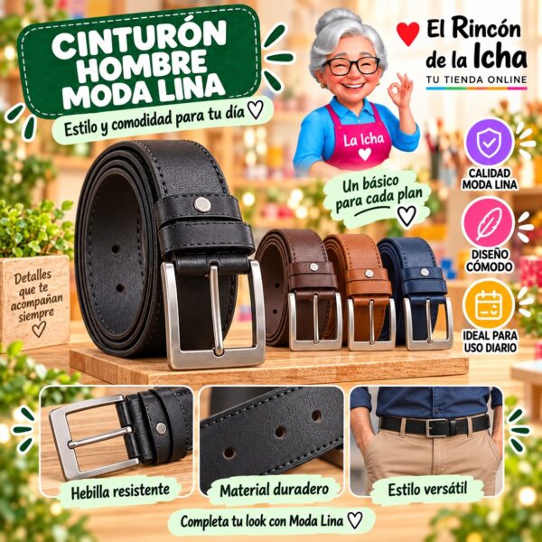 Cinturón Hombre Moda Lina Diseño 175565
