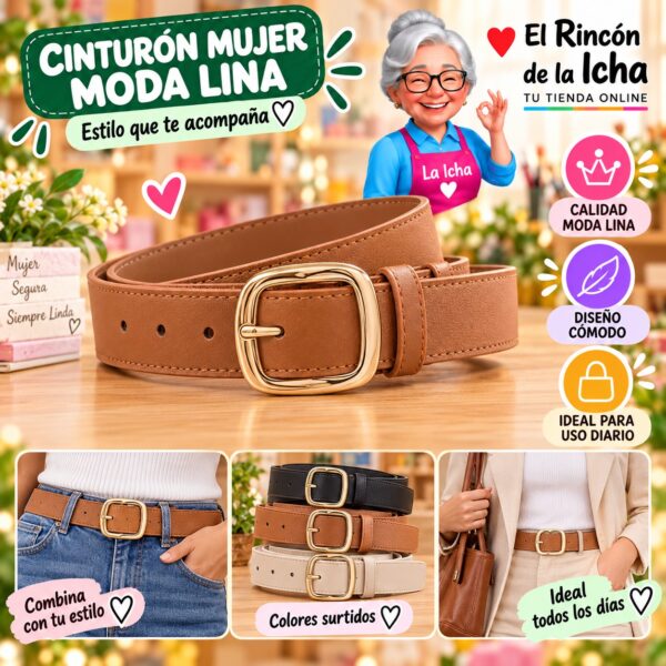 RI-ML-01243 Cinturón Mujer Moda Lina Diseño 175462