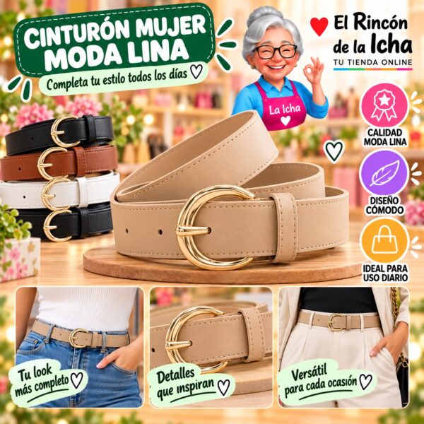 RI-ML-01244 Cinturón Mujer Moda Lina Diseño 175425