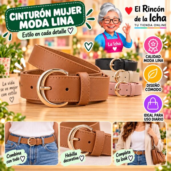 RI-ML-01246 Cinturón Mujer Moda Lina Diseño 175384