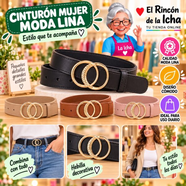 RI-ML-01248 Cinturón Mujer Moda Lina Diseño 175534