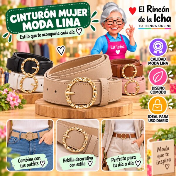 RI-ML-01252 Cinturón Mujer Moda Lina Diseño 175532