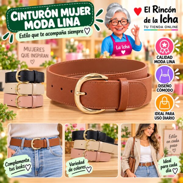 RI-ML-01253 Cinturón Mujer Moda Lina Diseño 175540