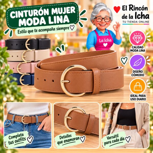 RI-ML-01254 Cinturón Mujer Moda Lina Diseño 175533