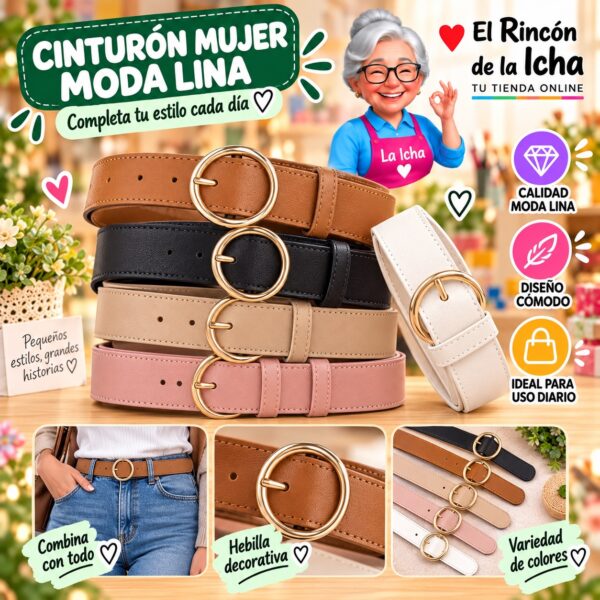 RI-ML-01259 Cinturón Mujer Moda Lina Diseño 175295