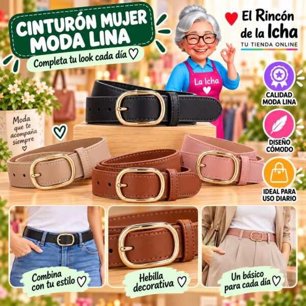 RI-ML-01260 Cinturón Mujer Moda Lina Diseño 175428