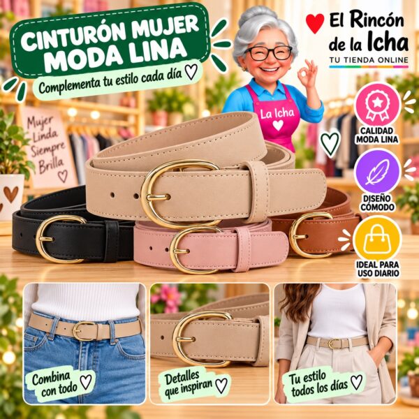 RI-ML-01263 Cinturón Mujer Moda Lina Diseño 175529