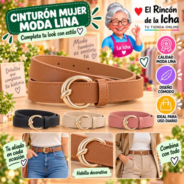 RI-ML-01264 Cinturón Mujer Moda Lina Diseño 175389