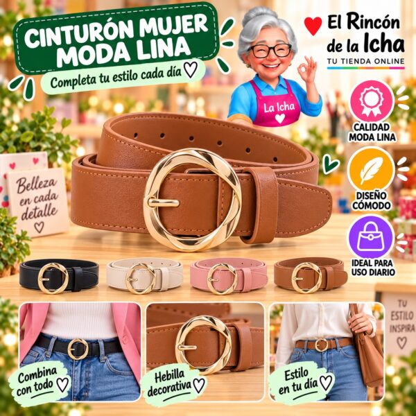 RI-ML-01266 Cinturón Mujer Moda Lina Diseño 175375