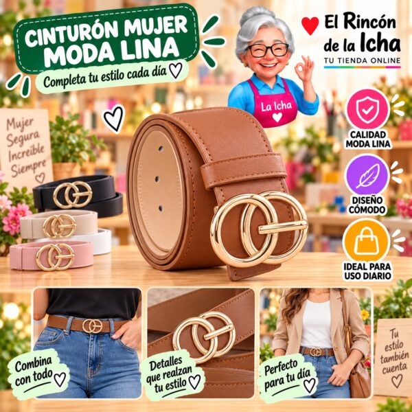 RI-ML-01267 Cinturón Mujer Moda Lina Diseño 175432