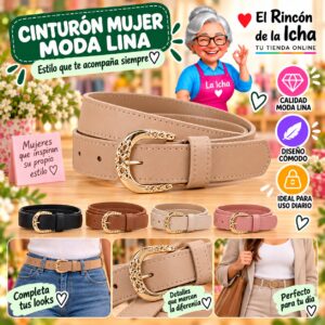 RI-ML-01268 Cinturón Mujer Moda Lina Diseño 175434