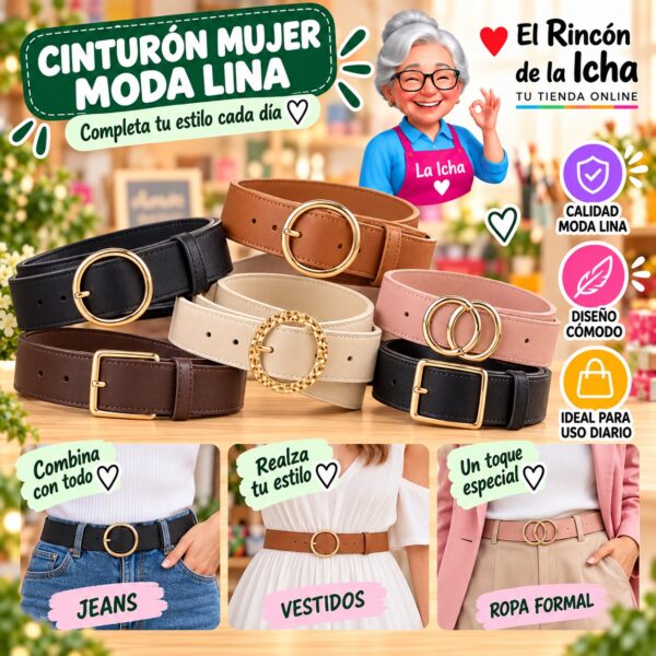 RI-ML-01269 Cinturón Mujer Moda Lina Diseño 175445